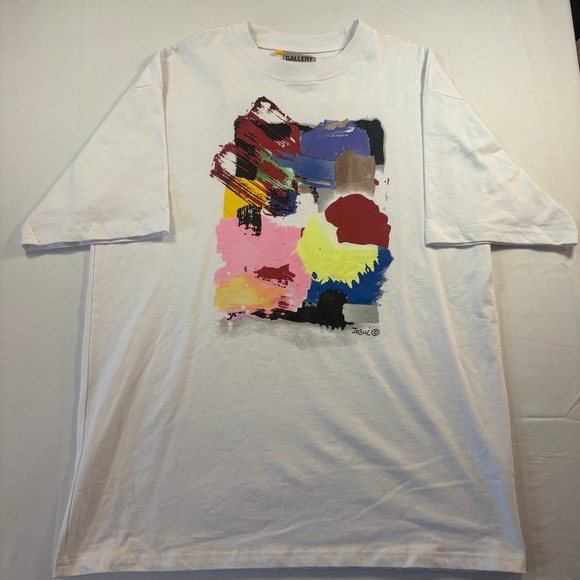 Gallery Dept T Shirt Art Abstract Paint Graphic Print XL RARE Made in USA